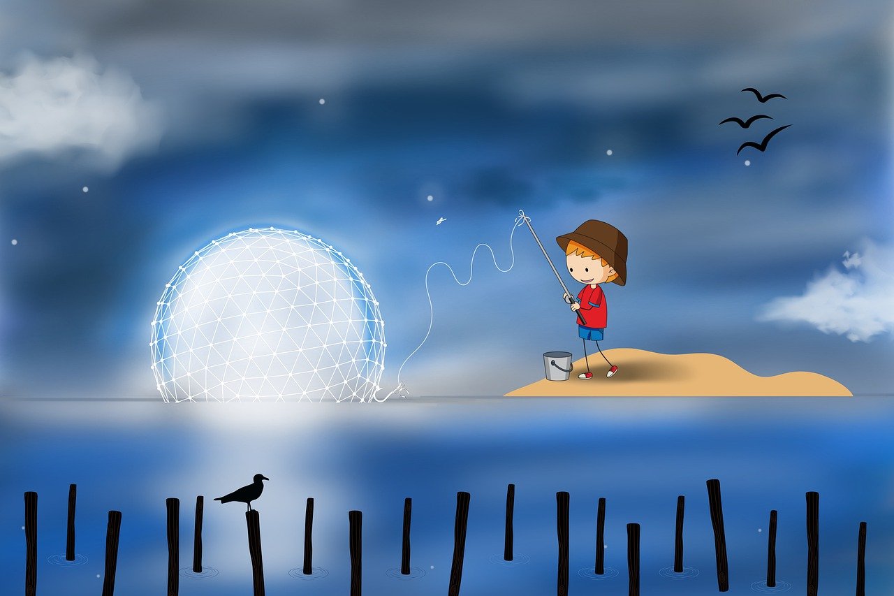 little boy, fishing, moon-7746934.jpg